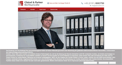 Desktop Screenshot of glatzel-partner.com